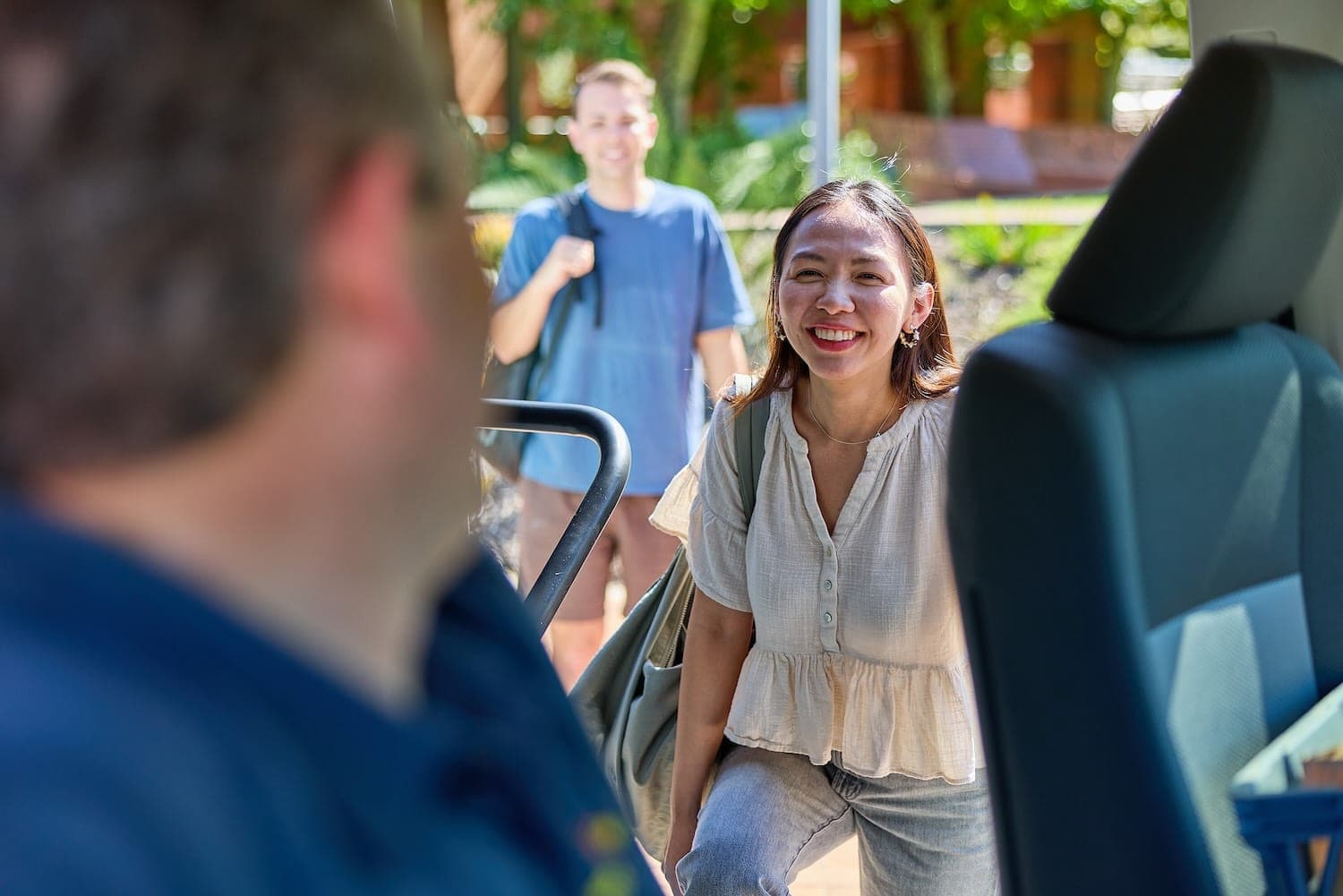 Horizons West shuttle on the curtinlink service at Curtin University